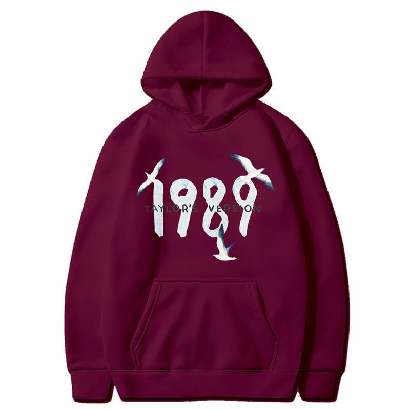 Women's hooded sweatshirt with creative bird design and high-quality cotton Lisslune