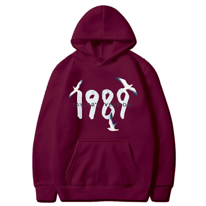 Women's hooded sweatshirt with creative bird design and high-quality cotton Lisslune