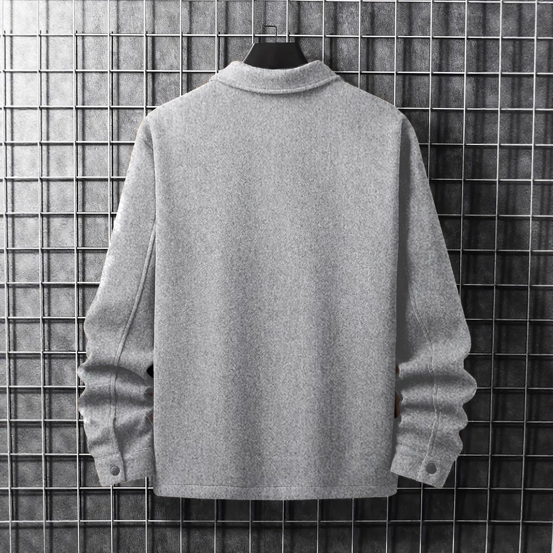 Men's casual shirt jacket made of high-quality material Lisslune