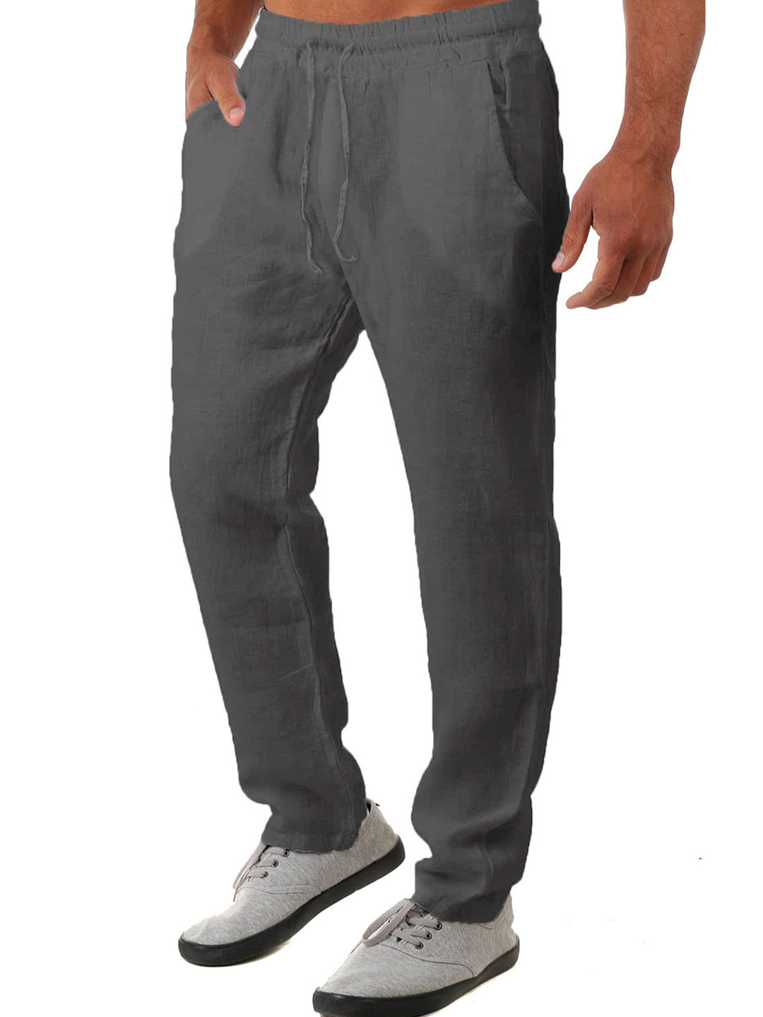 Men's Airy Linen Pants Lisslune