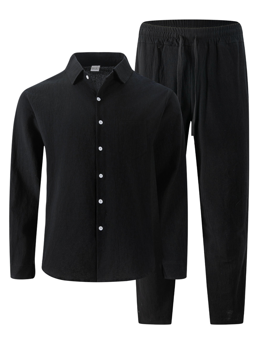 Men's casual pajamas set made of breathable material with elegant design Lisslune