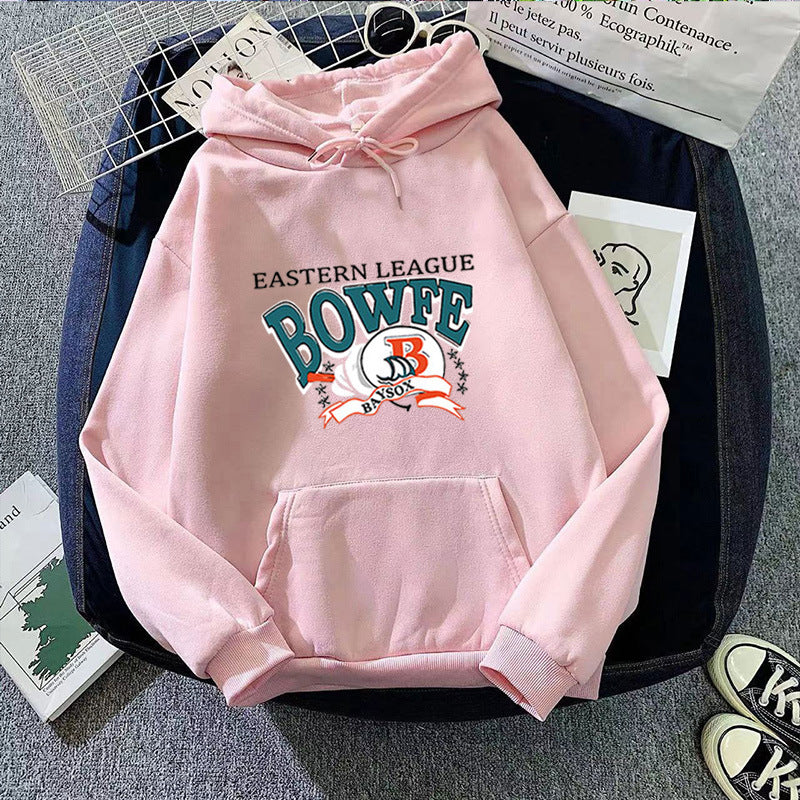 Women's sporty hoodie with trendy graphic print Lisslune