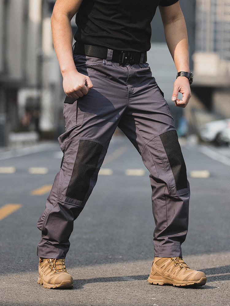 Men's tactical cargo pants with versatile pockets and durable material Lisslune