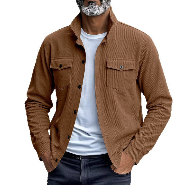 Men's casual shirt jacket in structured design Lisslune