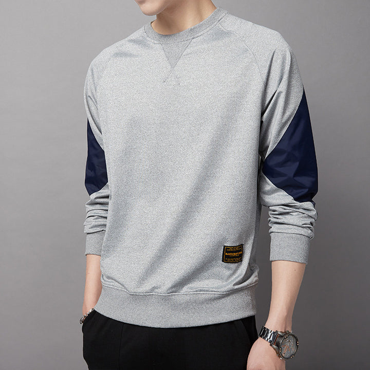 Men's sporty sweatshirt with contrasting sleeves Lisslune