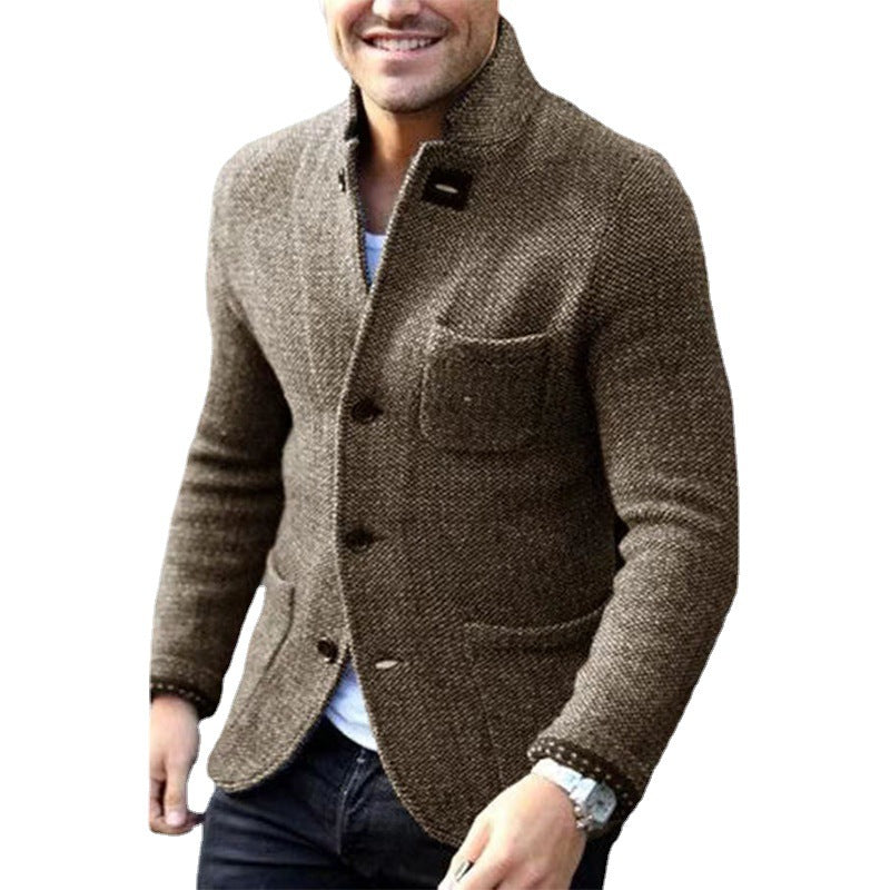 Men's Casual Chic Knit Blazer Lisslune