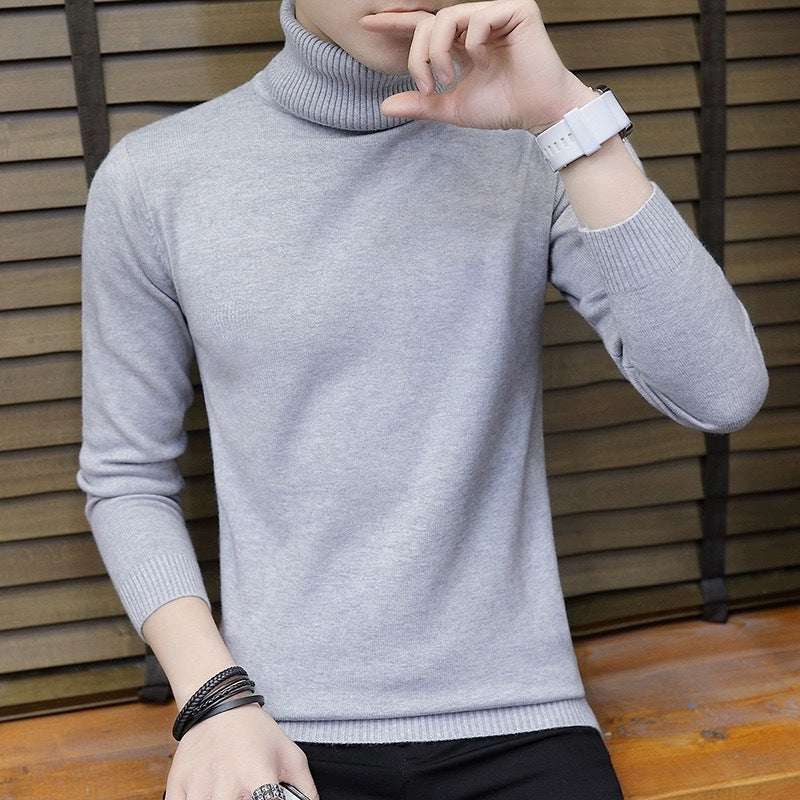 Men's comfortable turtleneck sweater Lisslune
