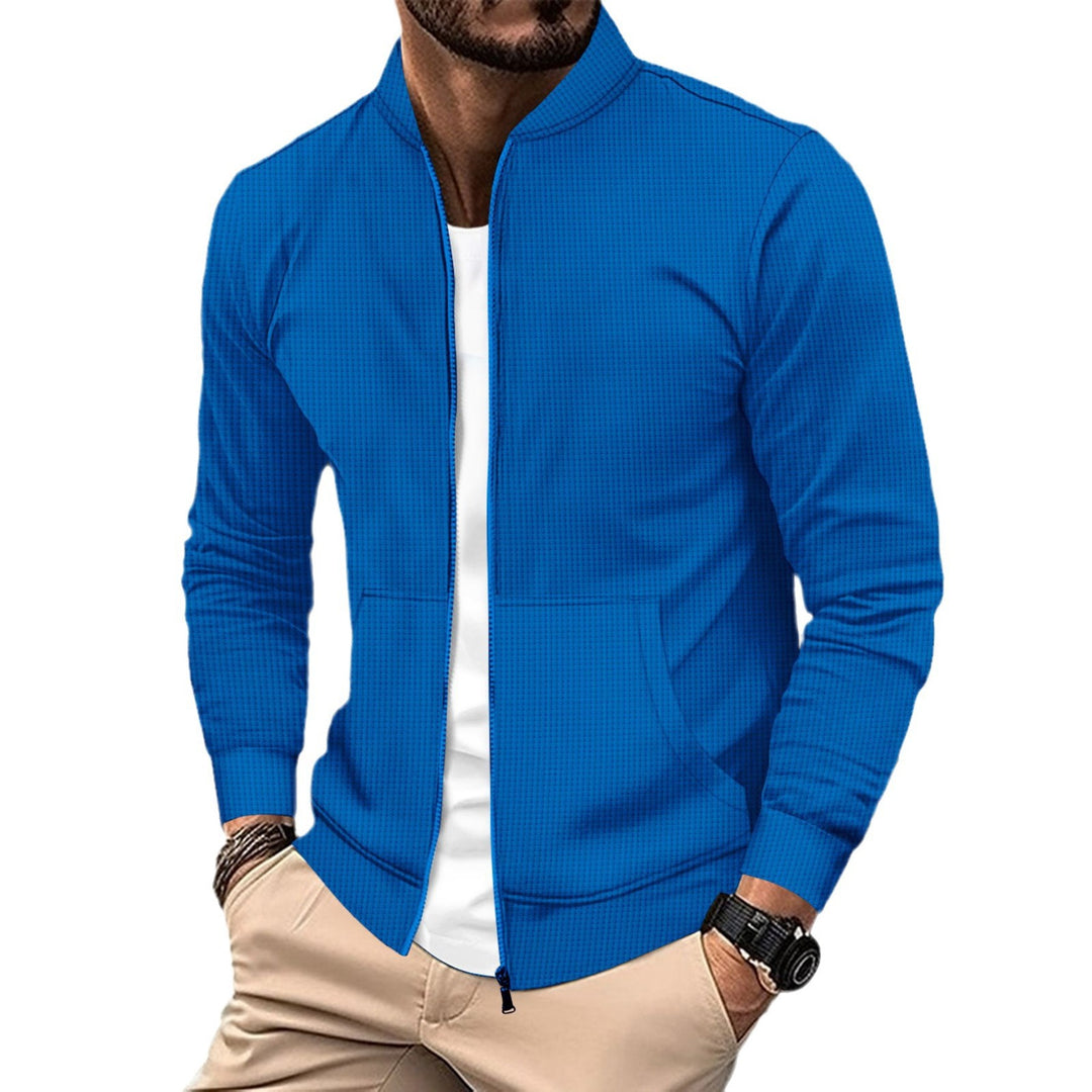 Men's sporty leisure jacket with zipper and practical pockets Lisslune