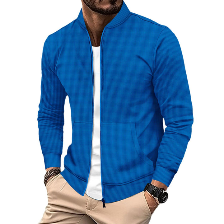 Men's sporty leisure jacket with zipper and practical pockets Lisslune
