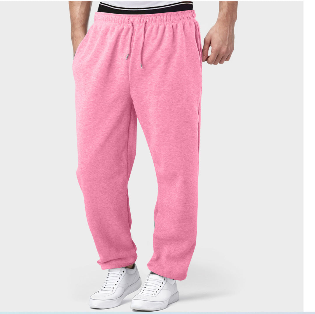 Men's comfortable sweatpants with elastic waistband and side pockets Lisslune