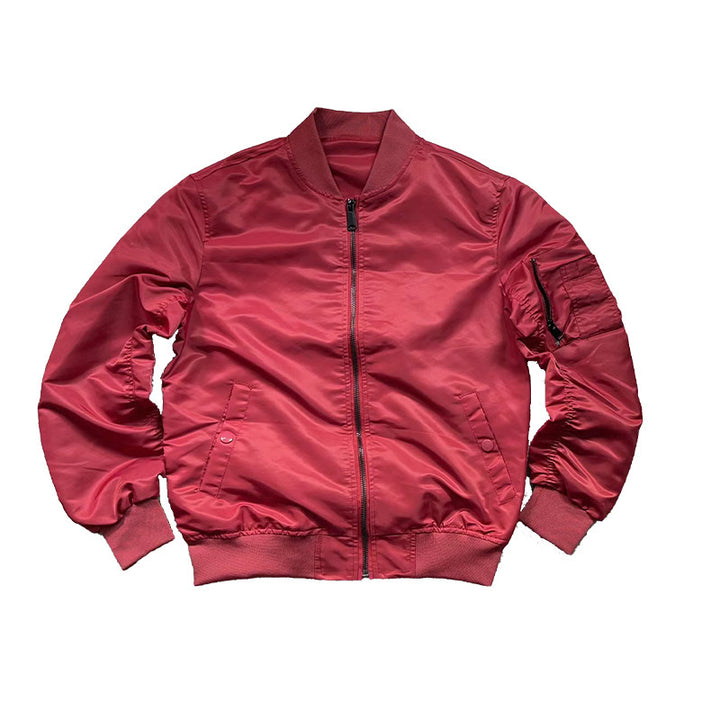 Men's fashionable bomber jacket with practical zip pockets Lisslune