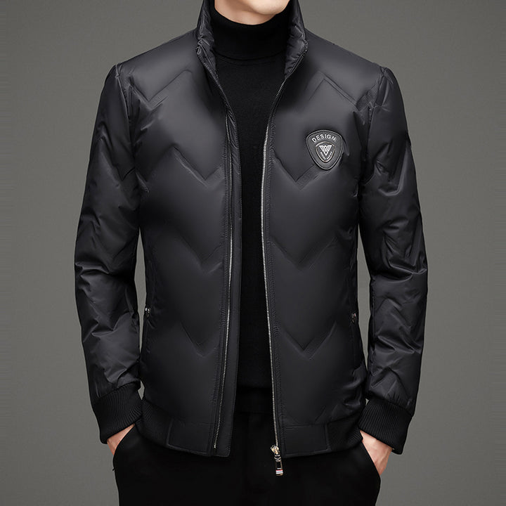 Men's Functional Quilted Jacket with Modern Design Lisslune
