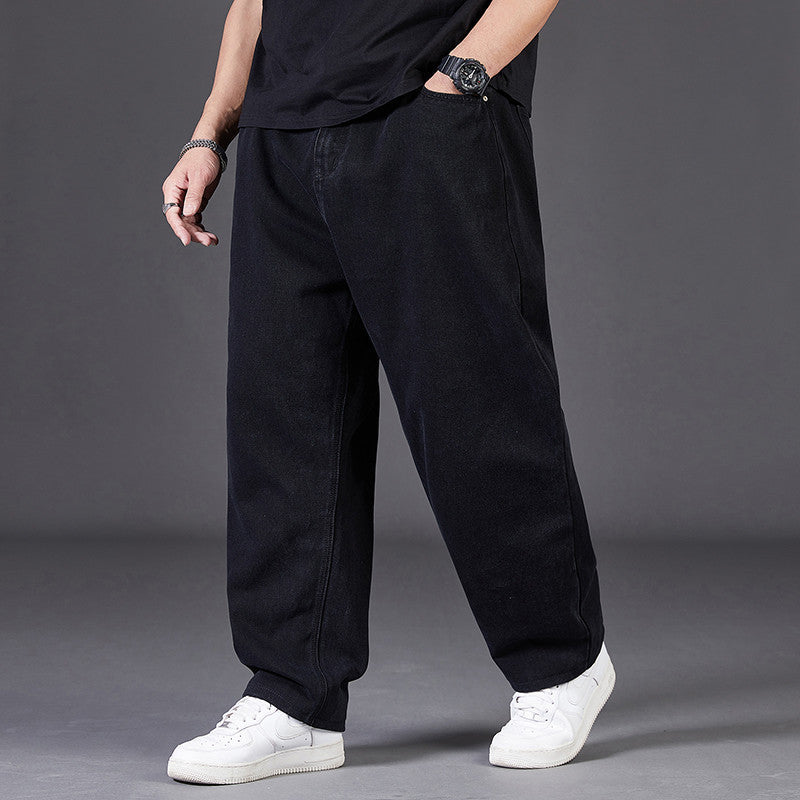 Men's casual wide-cut jeans Lisslune