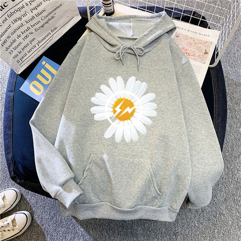 Women's hoodie with floral design Lisslune