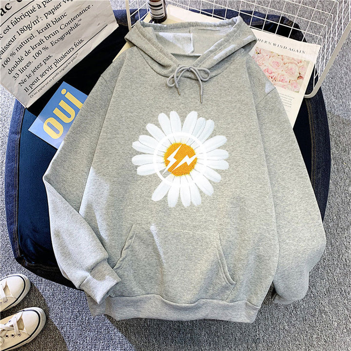 Women's hoodie with floral design Lisslune