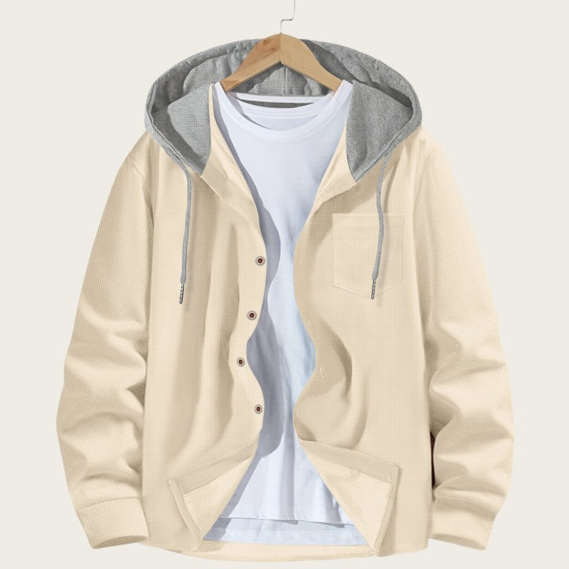 Men's casual jacket with hood and trendy design Lisslune