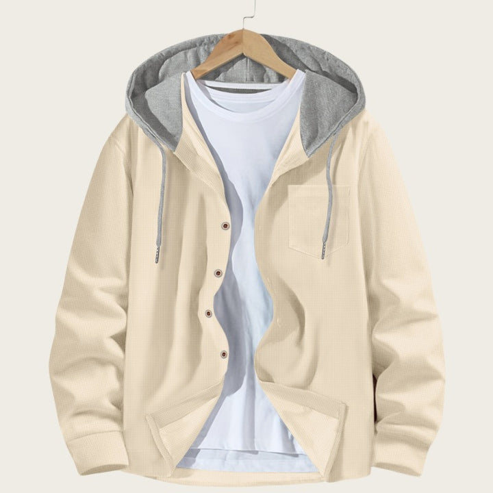 Men's casual jacket with hood and trendy design Lisslune