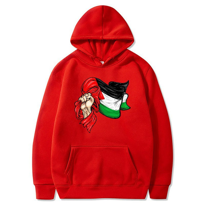 Women's Hoodie with Unique Graphic Design Lisslune