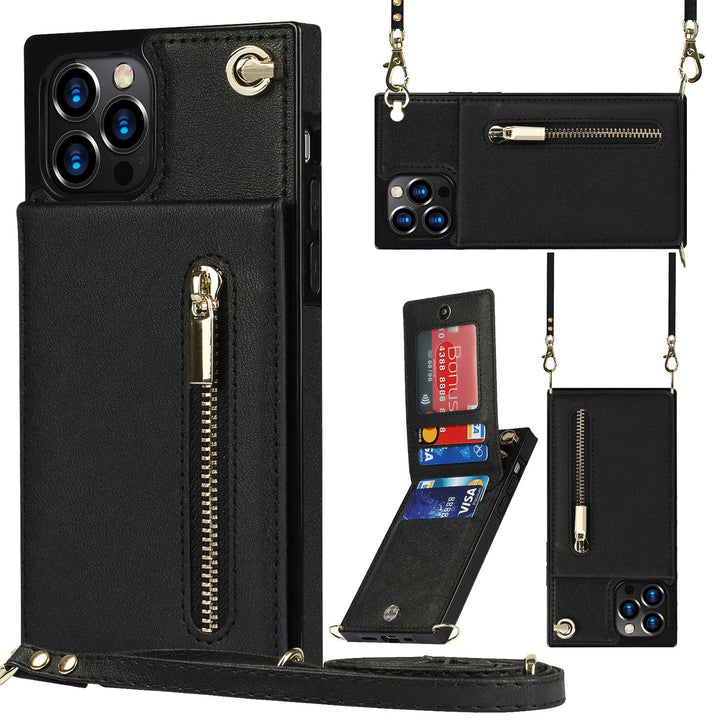 Lisslune | 3in1 Phone Case with Card and Coin Pocket Crossbody Bag