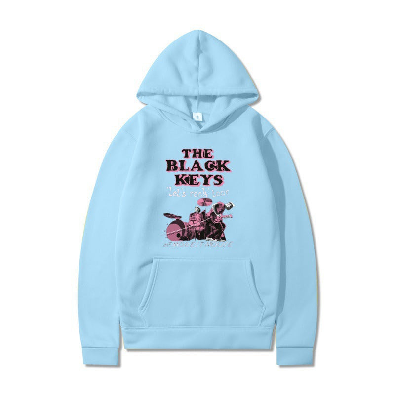 Women's hoodie with creative rock band design and comfortable fit Lisslune