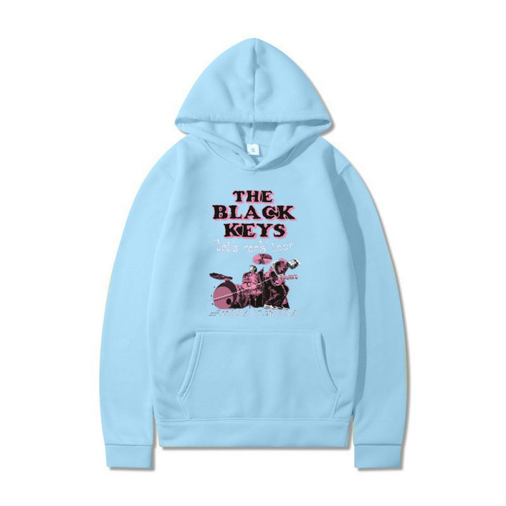 Women's hoodie with creative rock band design and comfortable fit Lisslune