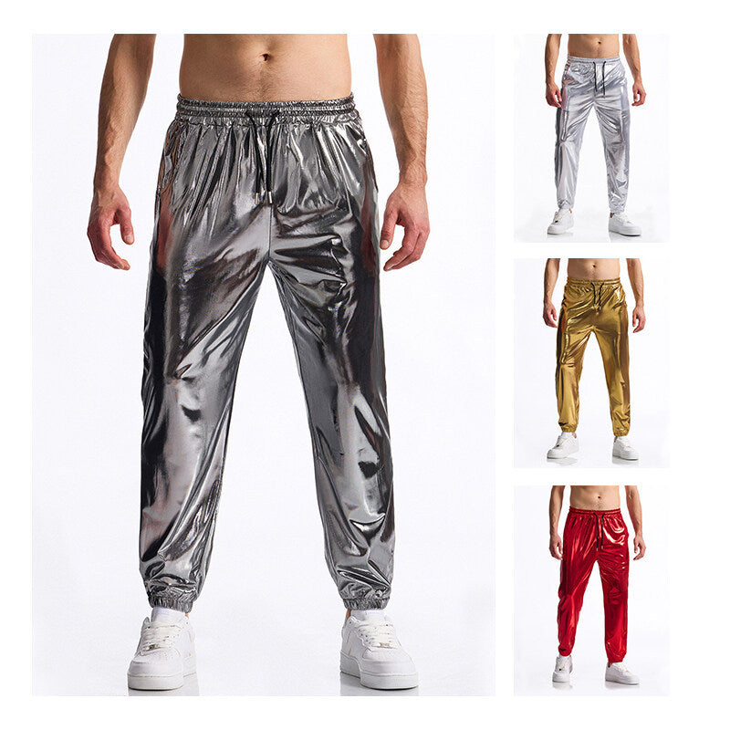 Men's shiny leisure jacket Lisslune