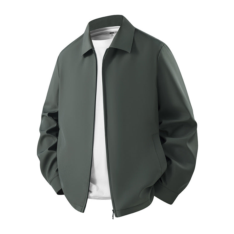 Men's casual transitional jacket with lightly insulating inner lining and practical side pockets Lisslune