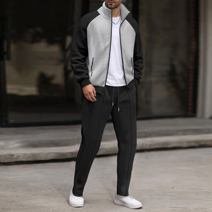 Men's Sporty Jogging Suit Set with Breathable Material and Ergonomic Cut Lisslune