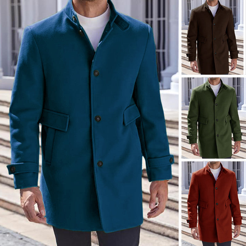 Men's classic wool coat Lisslune