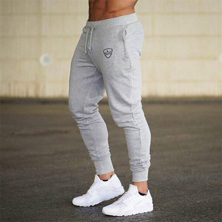 Men's sporty jogging pants with elastic waistband and stylish cut Lisslune