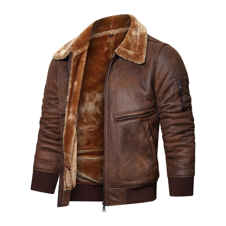 Men's Elegant Leather Jacket with Soft Lining Lisslune