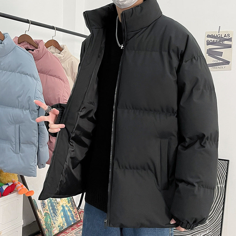 Men's quilted jacket with high collar and insulating filling Lisslune