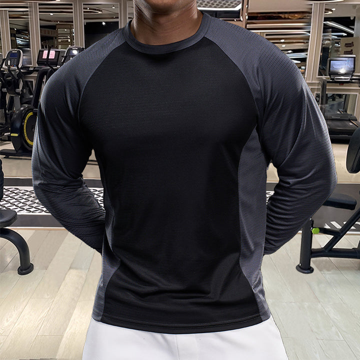 Men's functional shirt with breathable material and long sleeves Lisslune