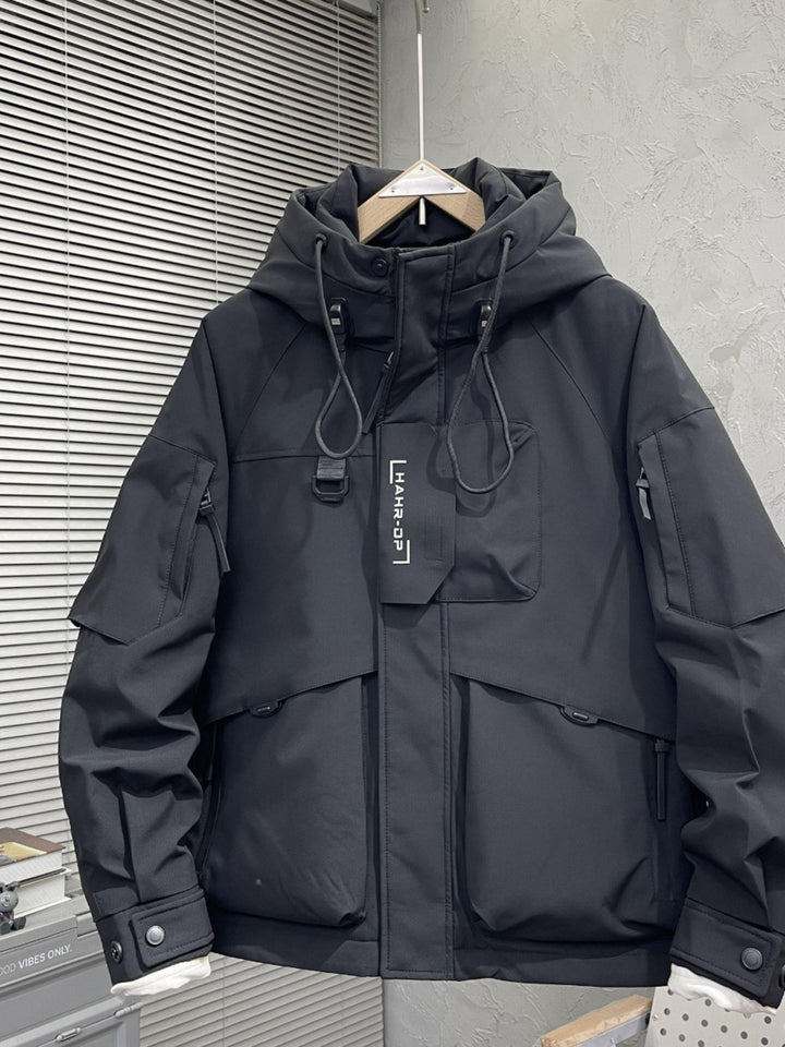 Men's Technical Outdoor Jacket with Innovative Hood Design Lisslune