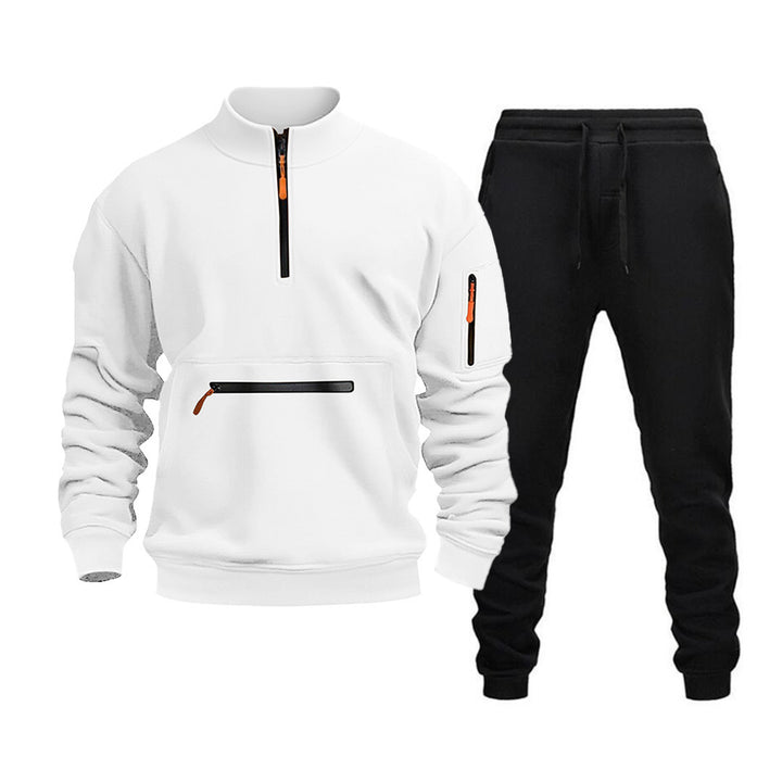 Men's sporty leisure set with practical zip pockets and modern cut Lisslune
