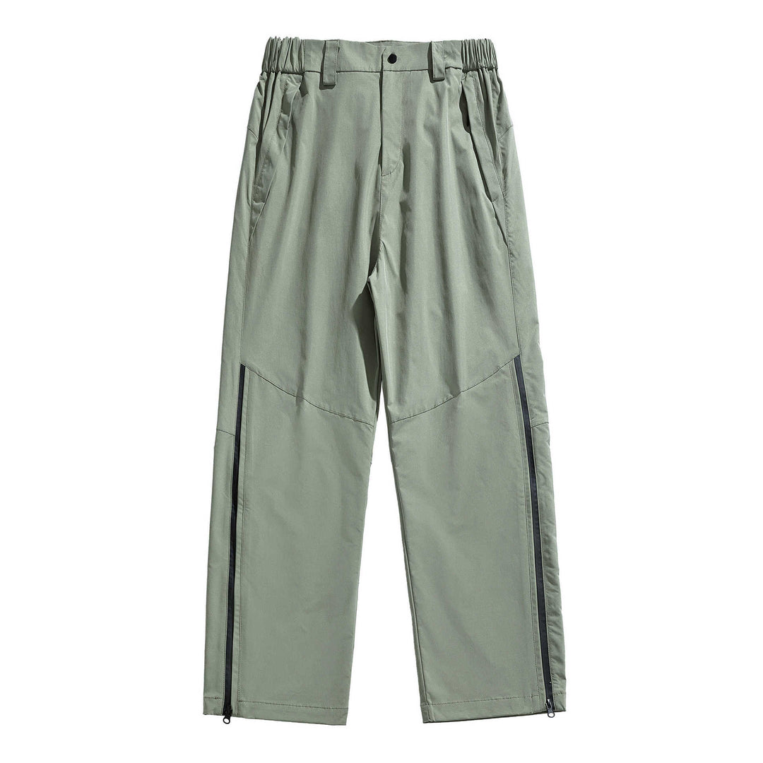 Men's Technical Sports Pants with Elastic Waistband and Practical Pockets Lisslune