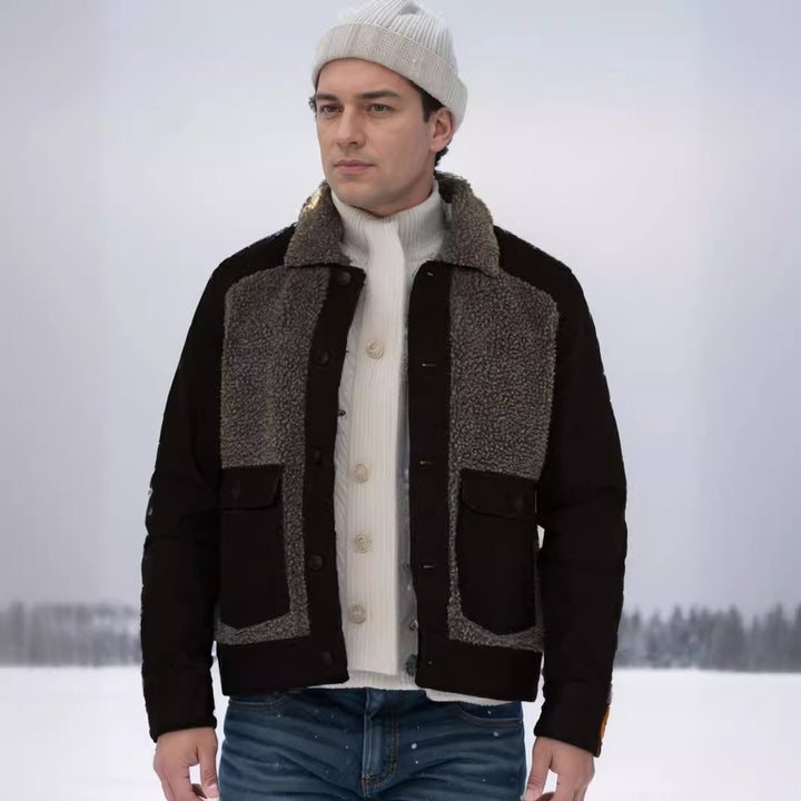 Men's casual fleece jacket Lisslune