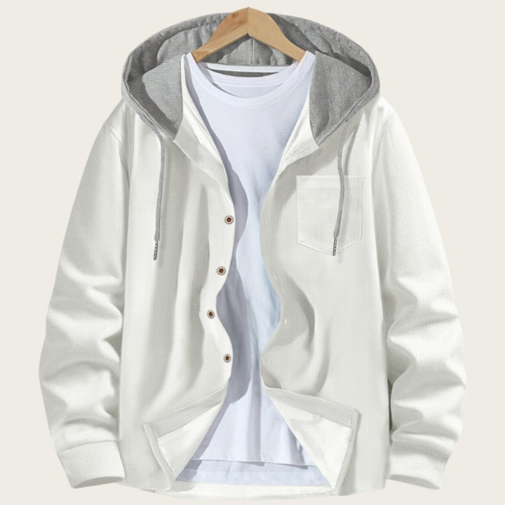 Men's casual jacket with hood and trendy design Lisslune
