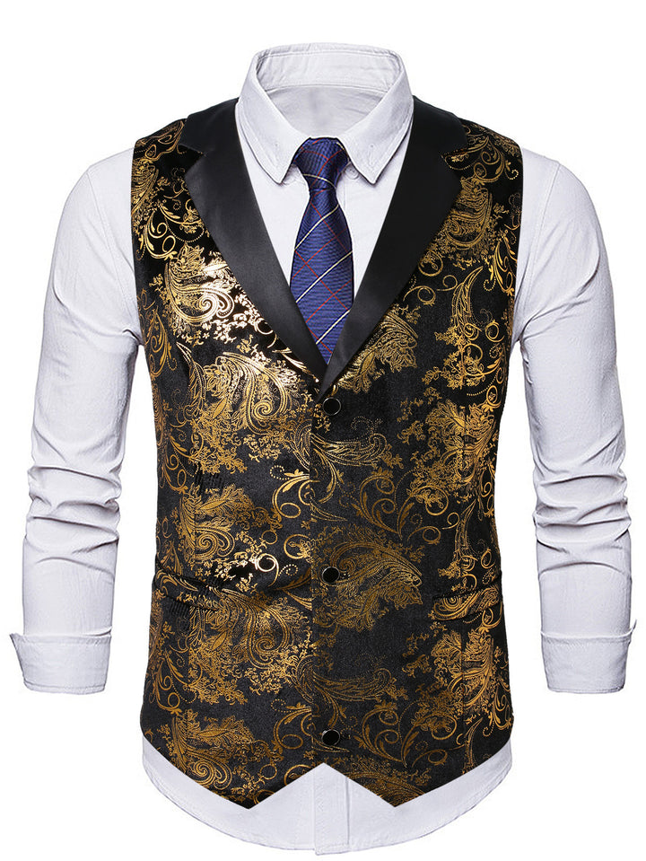 Men's elegant sequin vest Lisslune