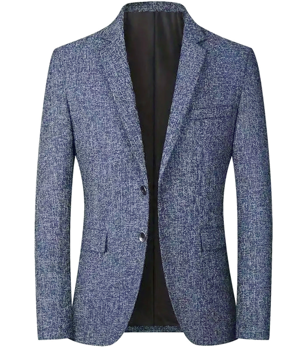 Men's modern and elegant blazer made of textured fabric Lisslune