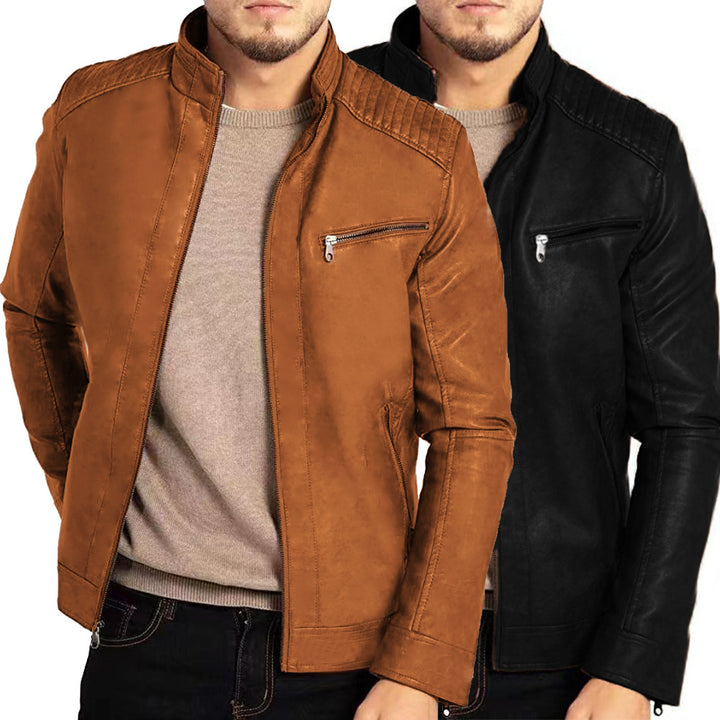 Men's Leather Jacket Lisslune