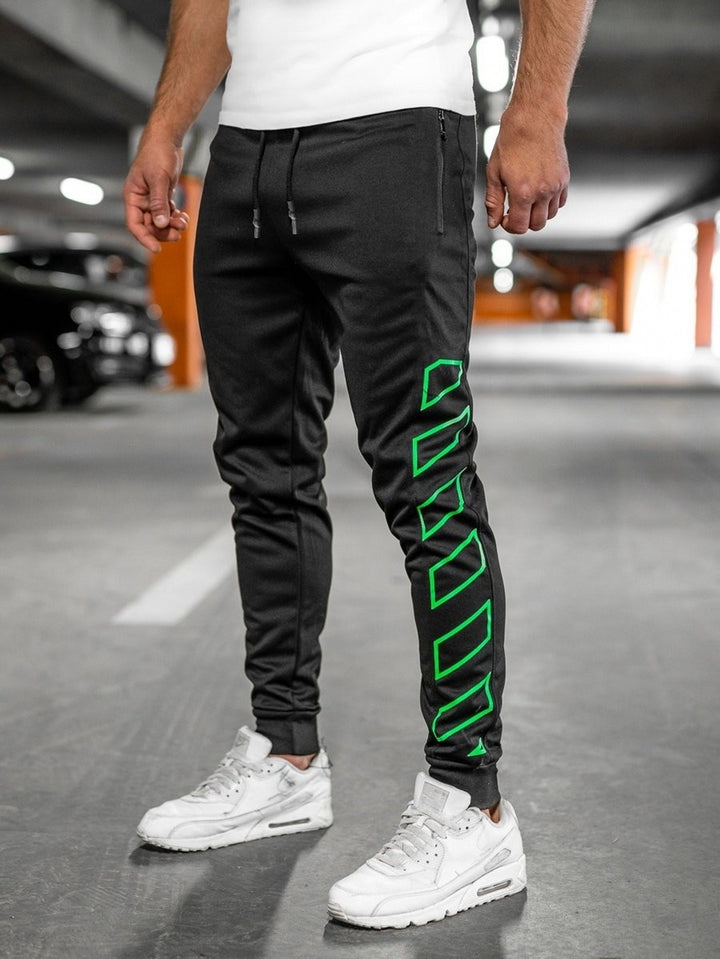 Men's sporty jogging trousers with zip pockets Lisslune