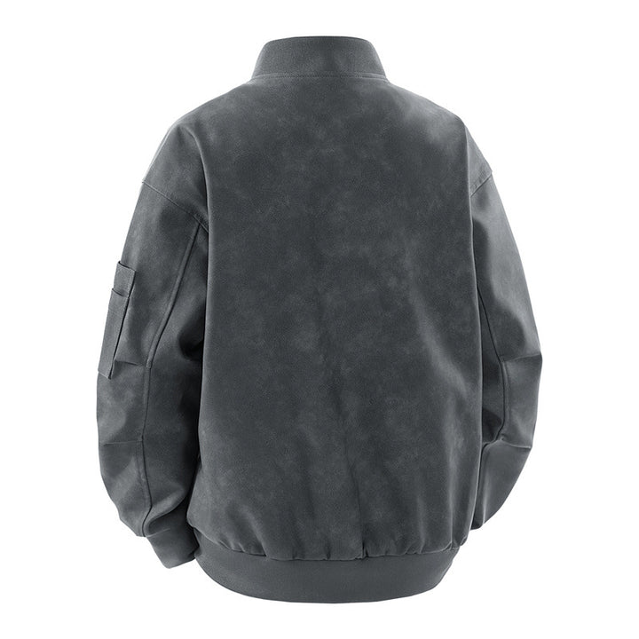 Men's Casual Synthetic Leather Jacket Lisslune
