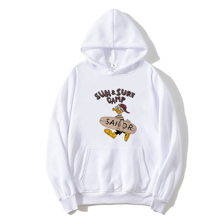 Women’s hoodie with funny surf motif Lisslune