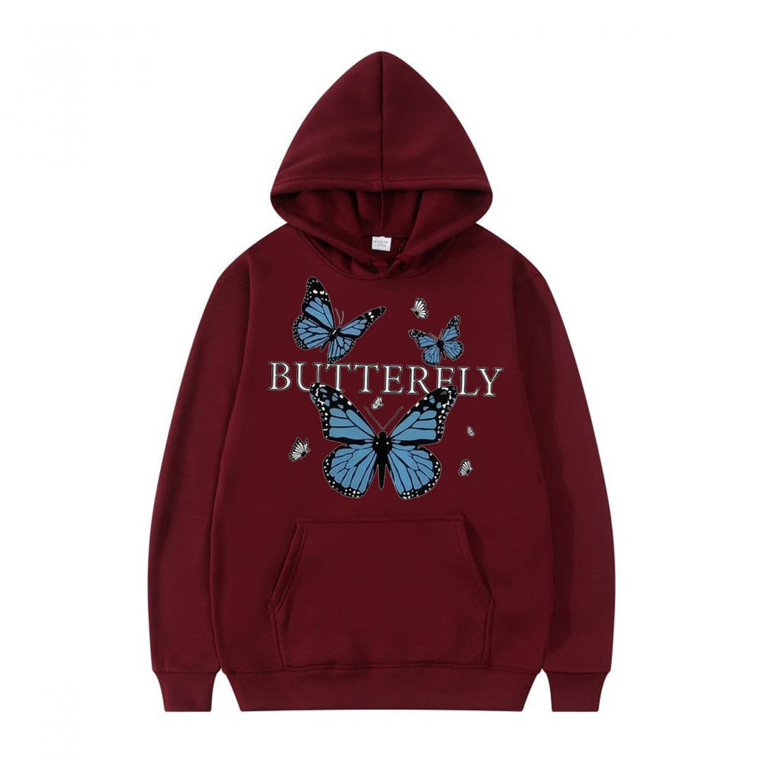 Women's hoodie with butterfly motif Lisslune