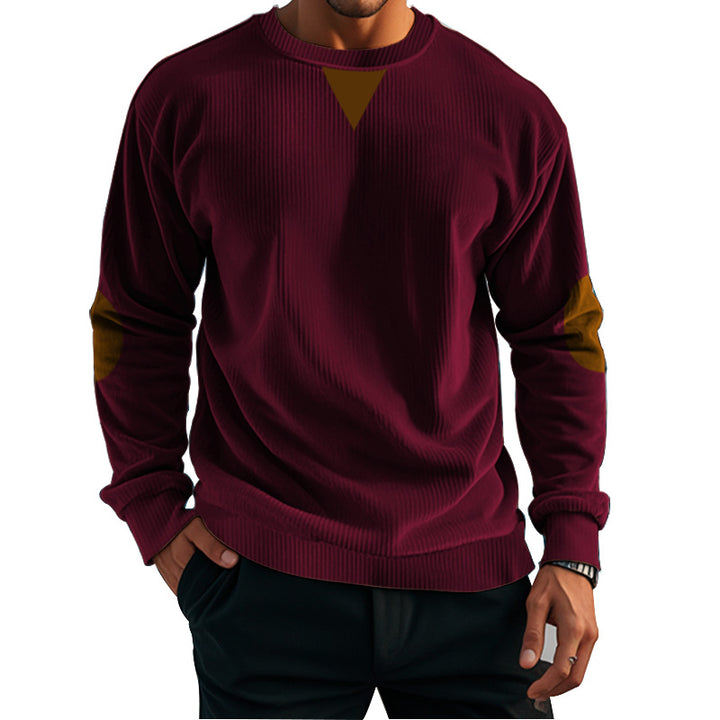 Men's comfortable fleece pullover with texture Lisslune