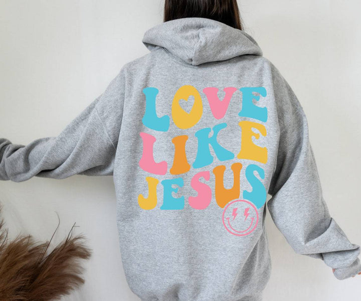 Women's Oversized Hoodie with Colorful Print Lisslune