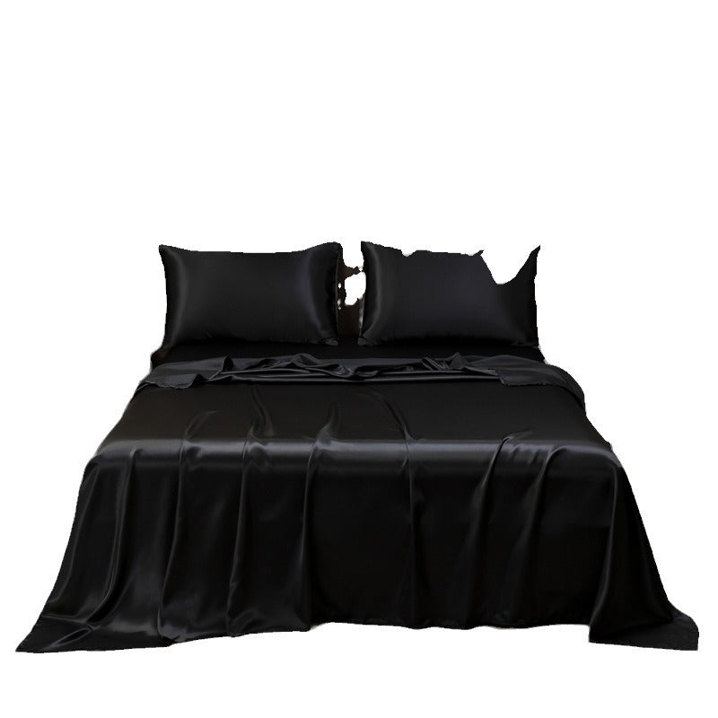 Lisslune | Cooling Silky Satin Bed Sheet