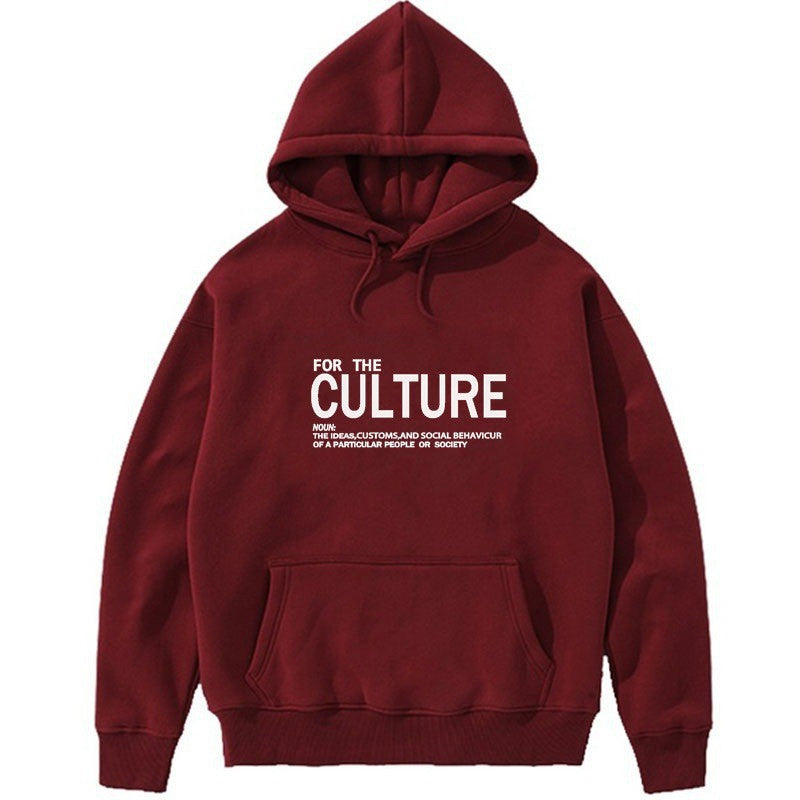 Ladies hoodie with inspiring cultural print Lisslune