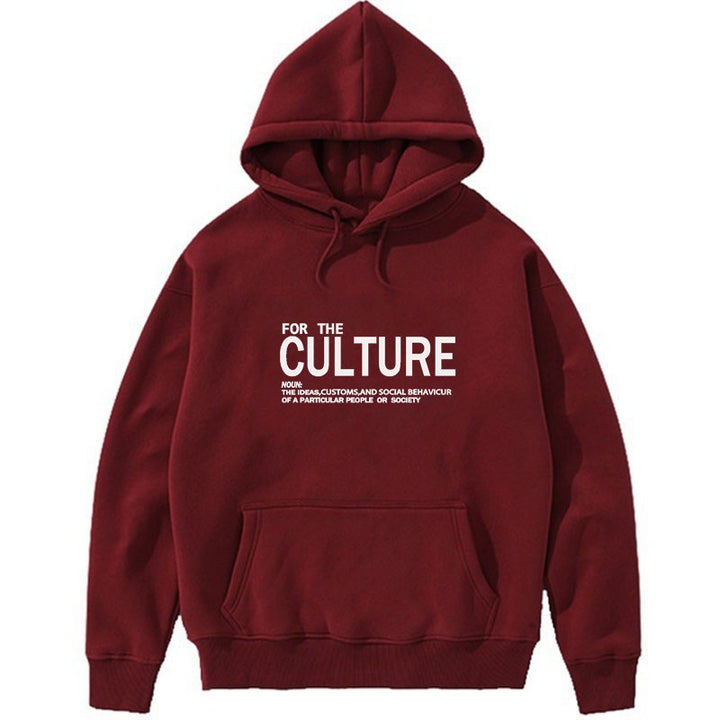 Ladies hoodie with inspiring cultural print Lisslune